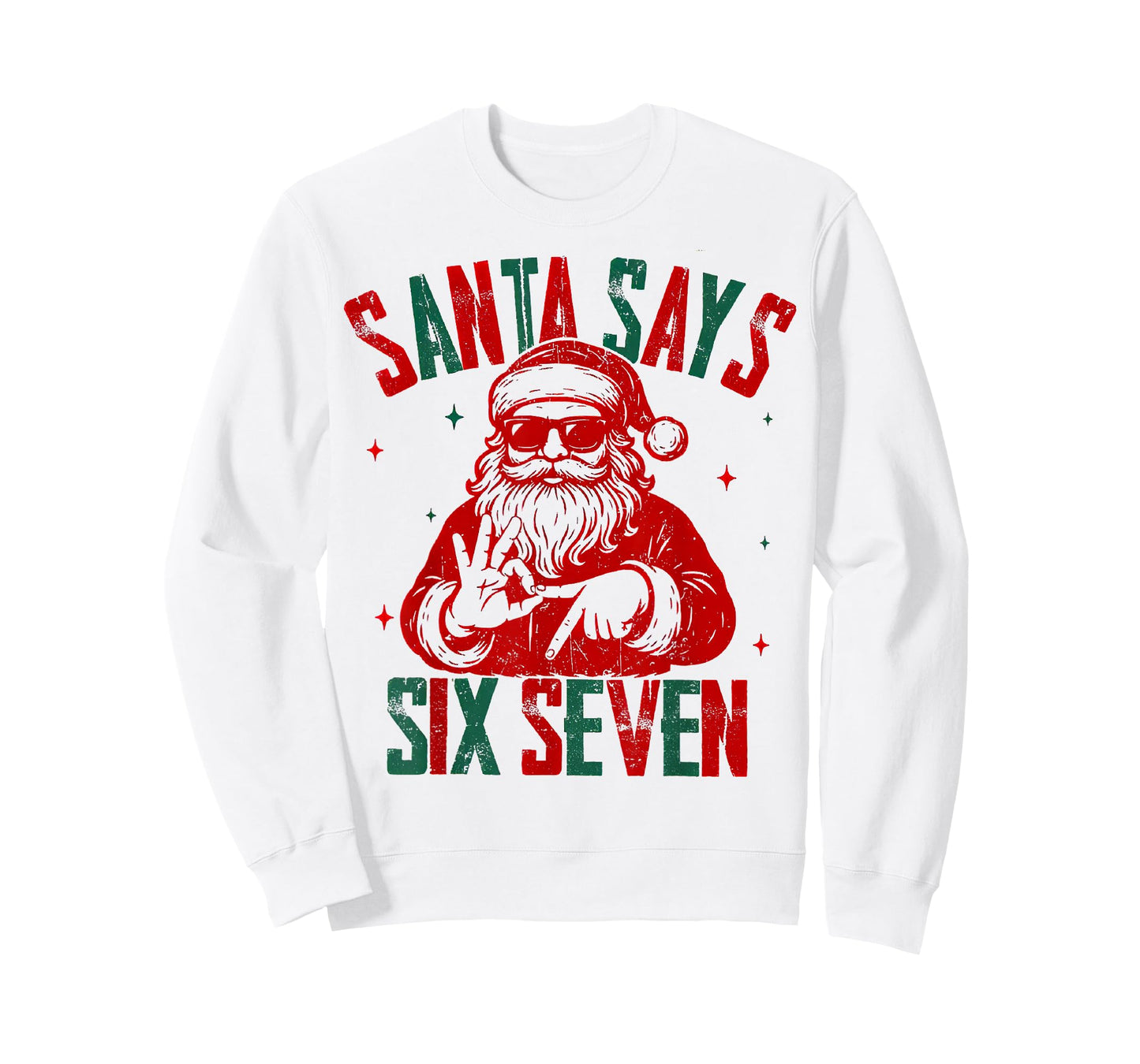 Santa Says Six Seven Viral Funny Santa Saying 6 7 T-Shirt