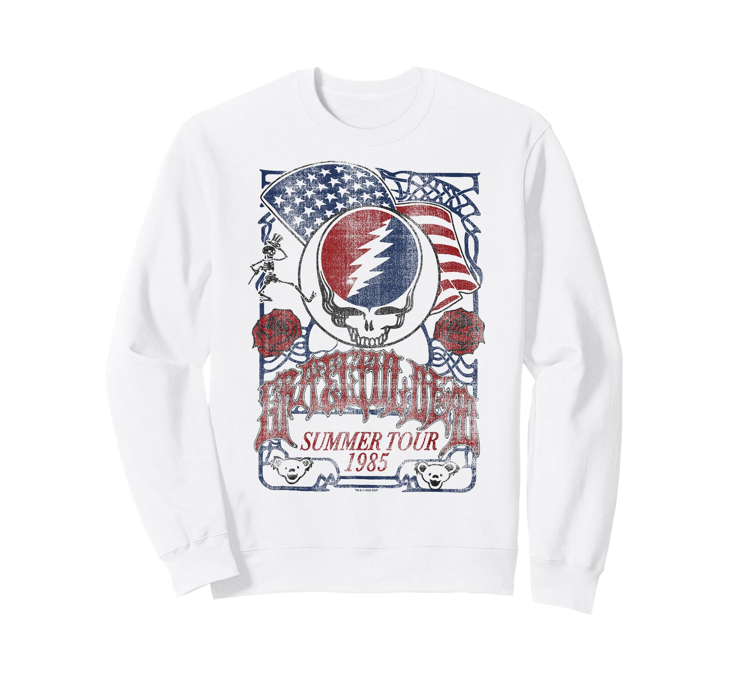 Grateful Dead Americana Summer '85 Tour Vintage Band T-Shirt