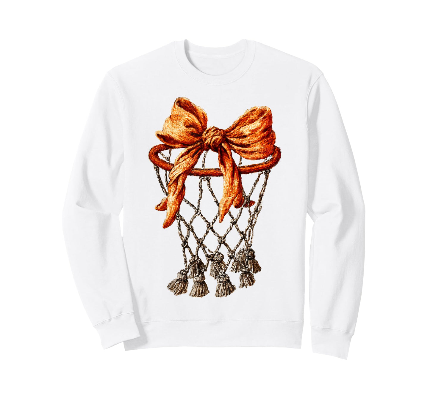 Basketball Hoop Net Coquette Bow Basketball Player Lover T-Shirt