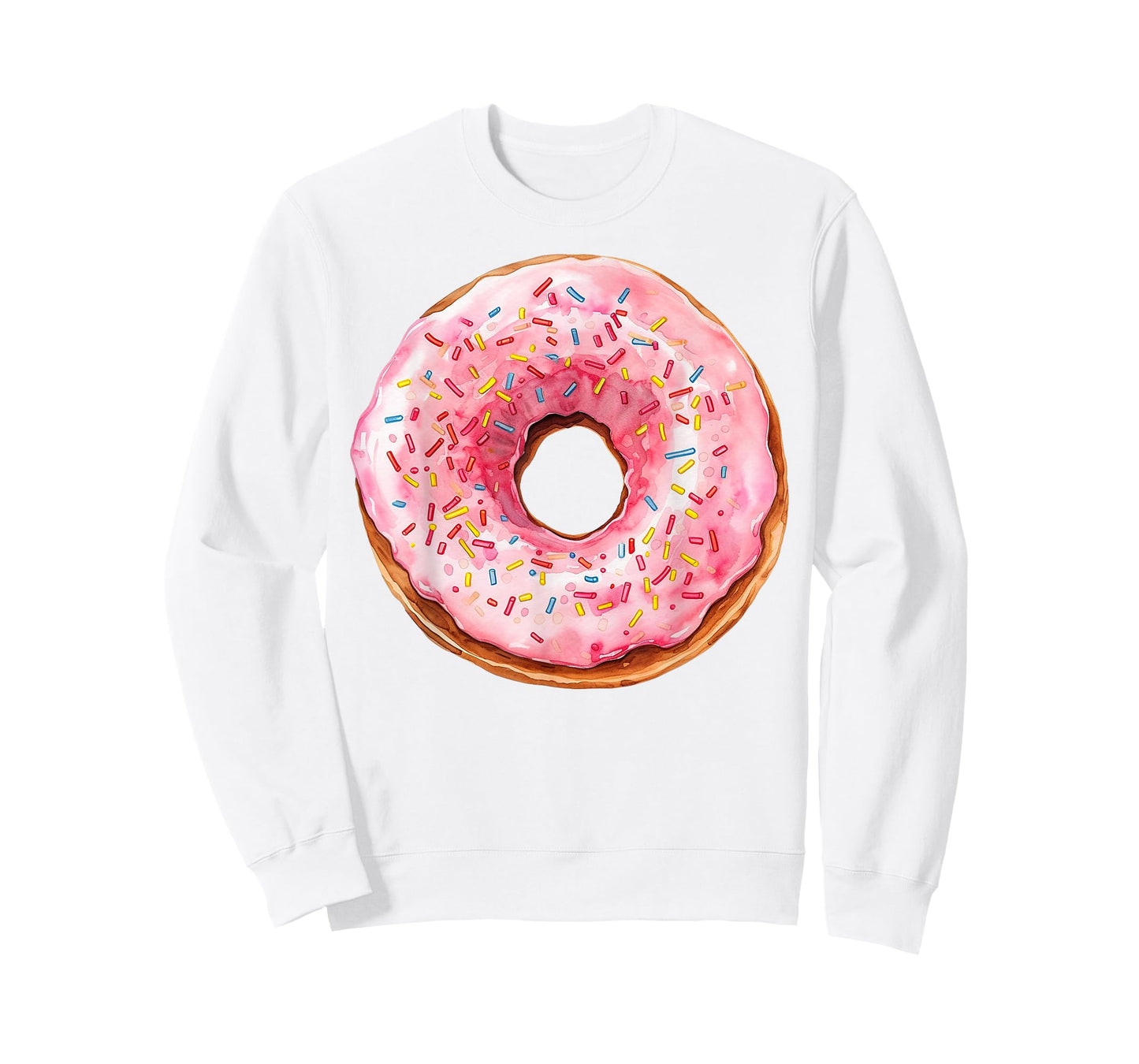 Donut Adult Kids Men Women Doughnut Costume T-Shirt