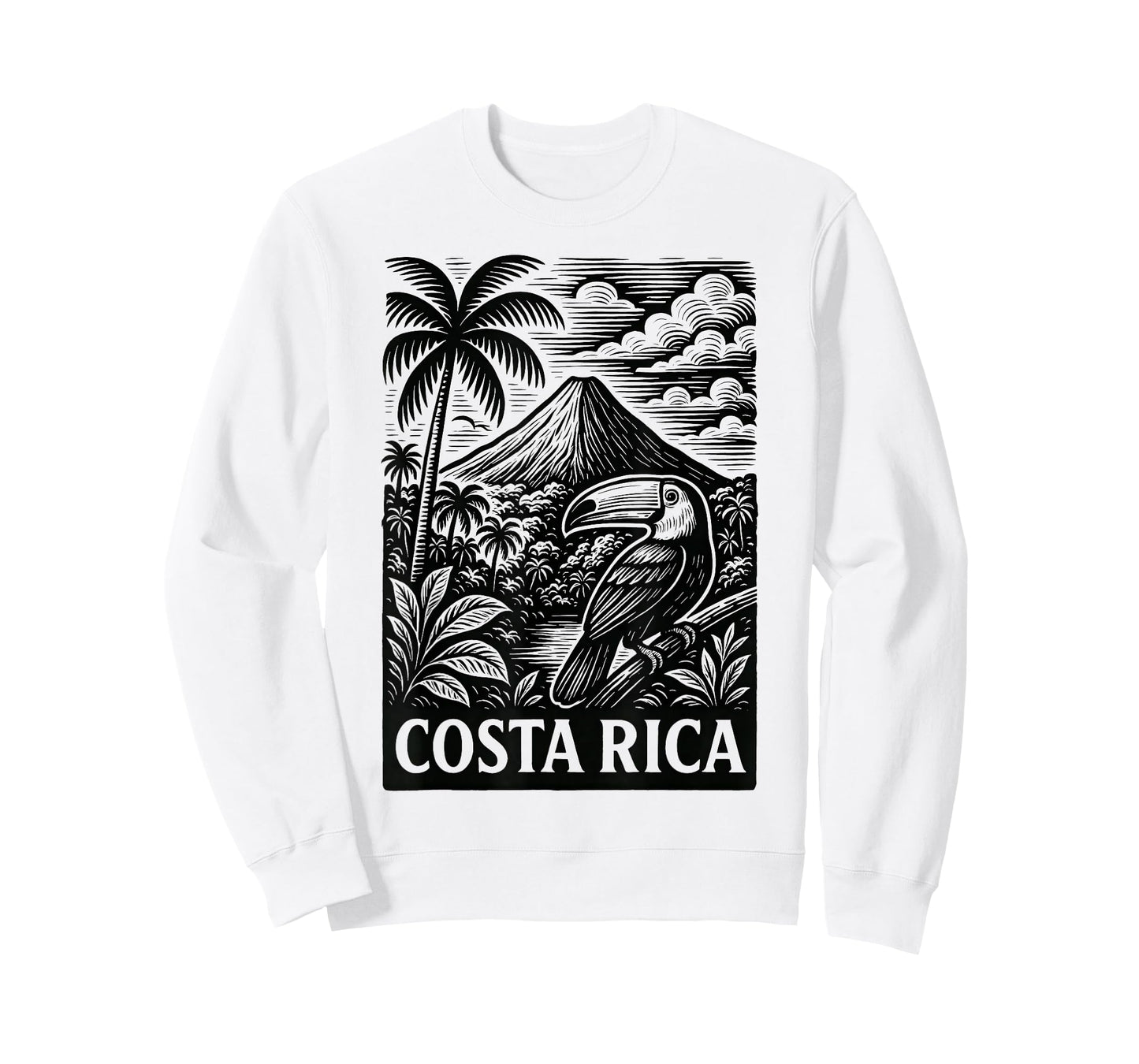 Arenal Volcano Toucan Costa Rica T-Shirt