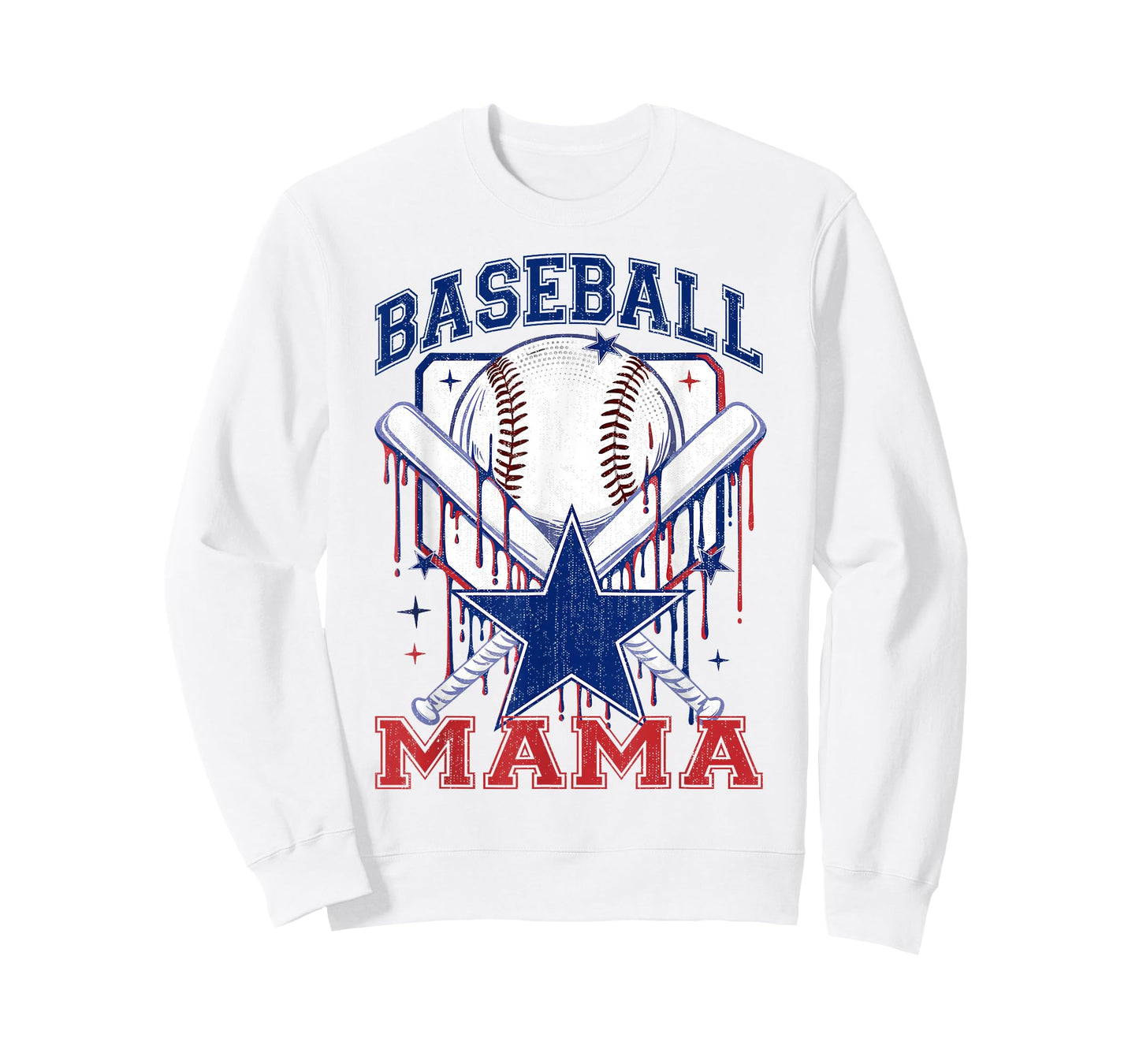 Retro Baseball Mama Baseball Mom Women Mother's Day T-Shirt