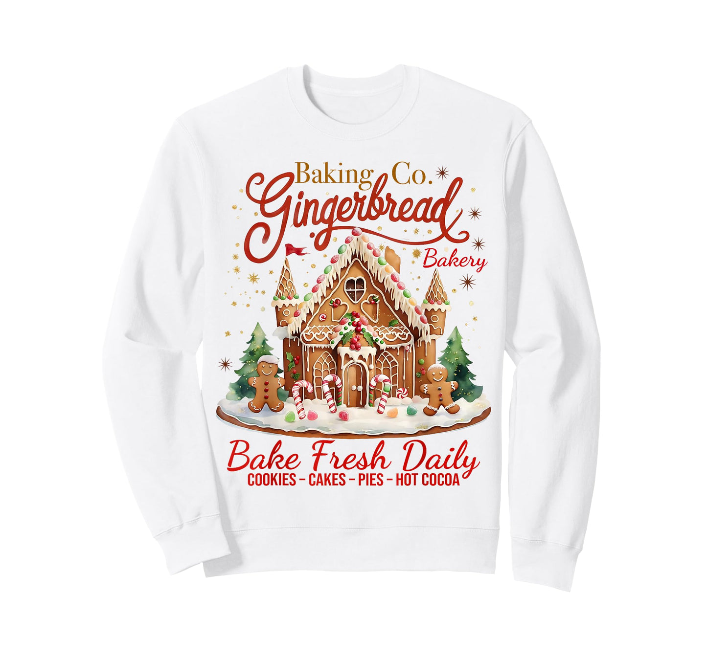 Gingerbread Baking Co Bake Fresh Daily Art T-Shirt