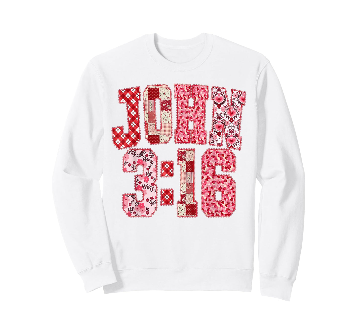 John 3 16 Preppy Valentine Love Christian Bible Verses Jesus T-Shirt