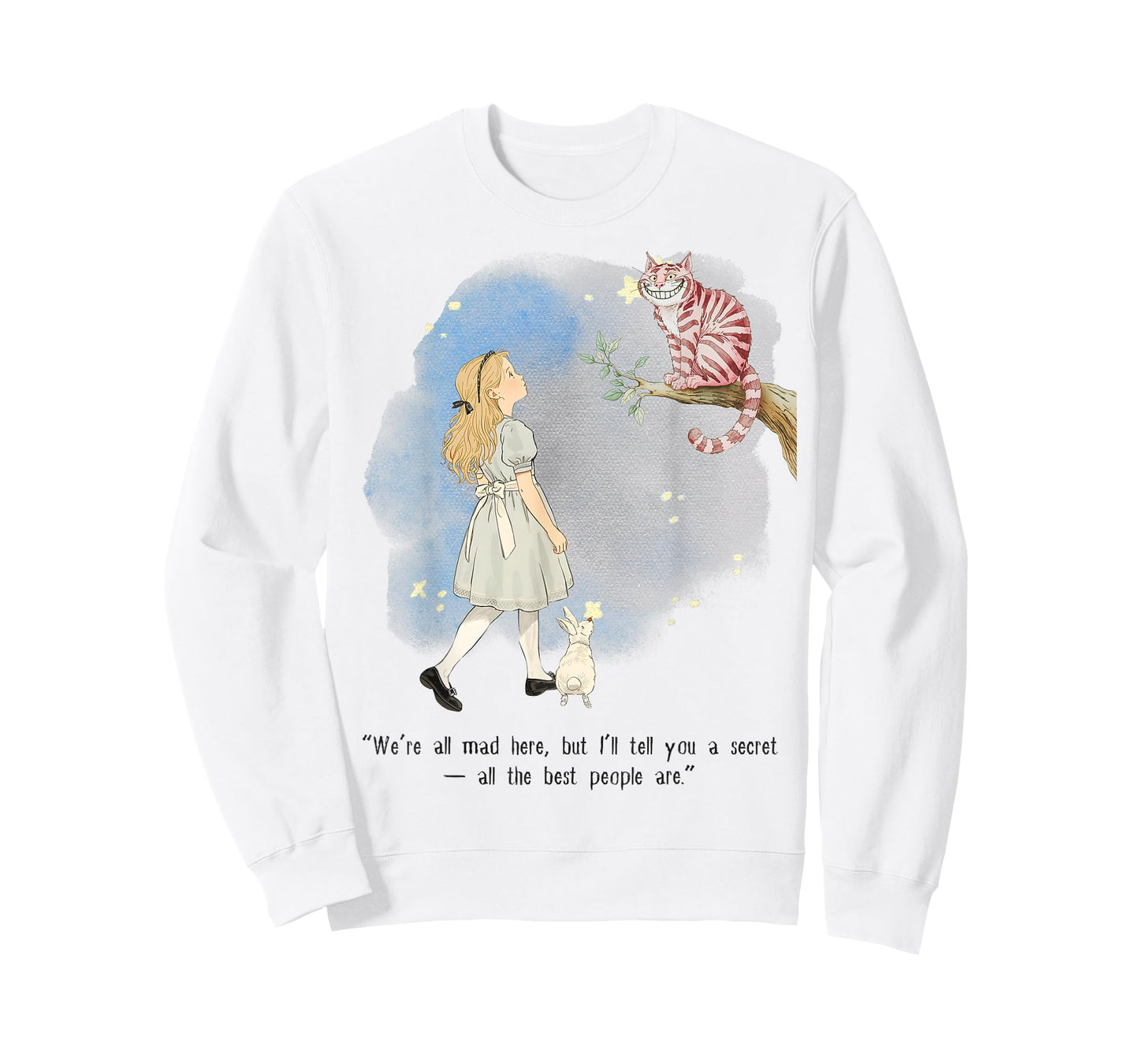 Alice Adventures Retro Children's Vintage Book Day Girls T-Shirt