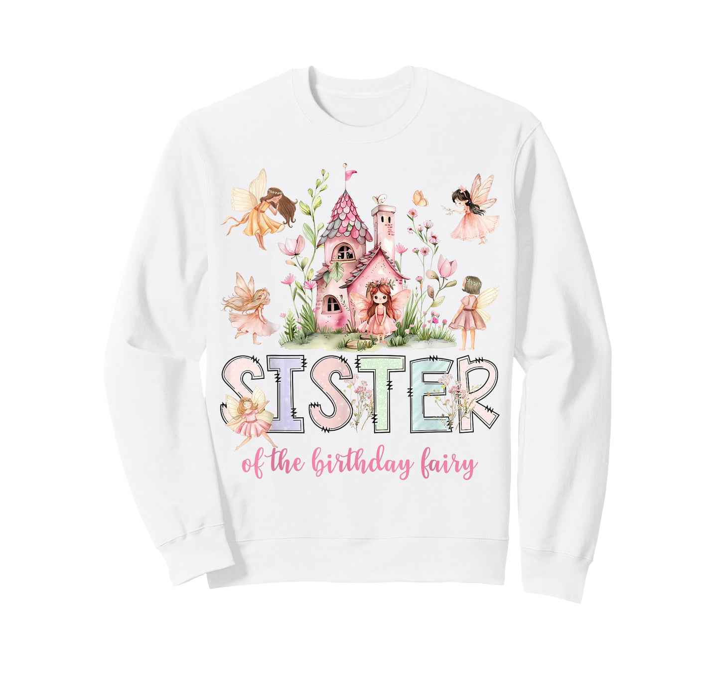 Sister of The Birthday Fairy Magical Girl Matching T-Shirt