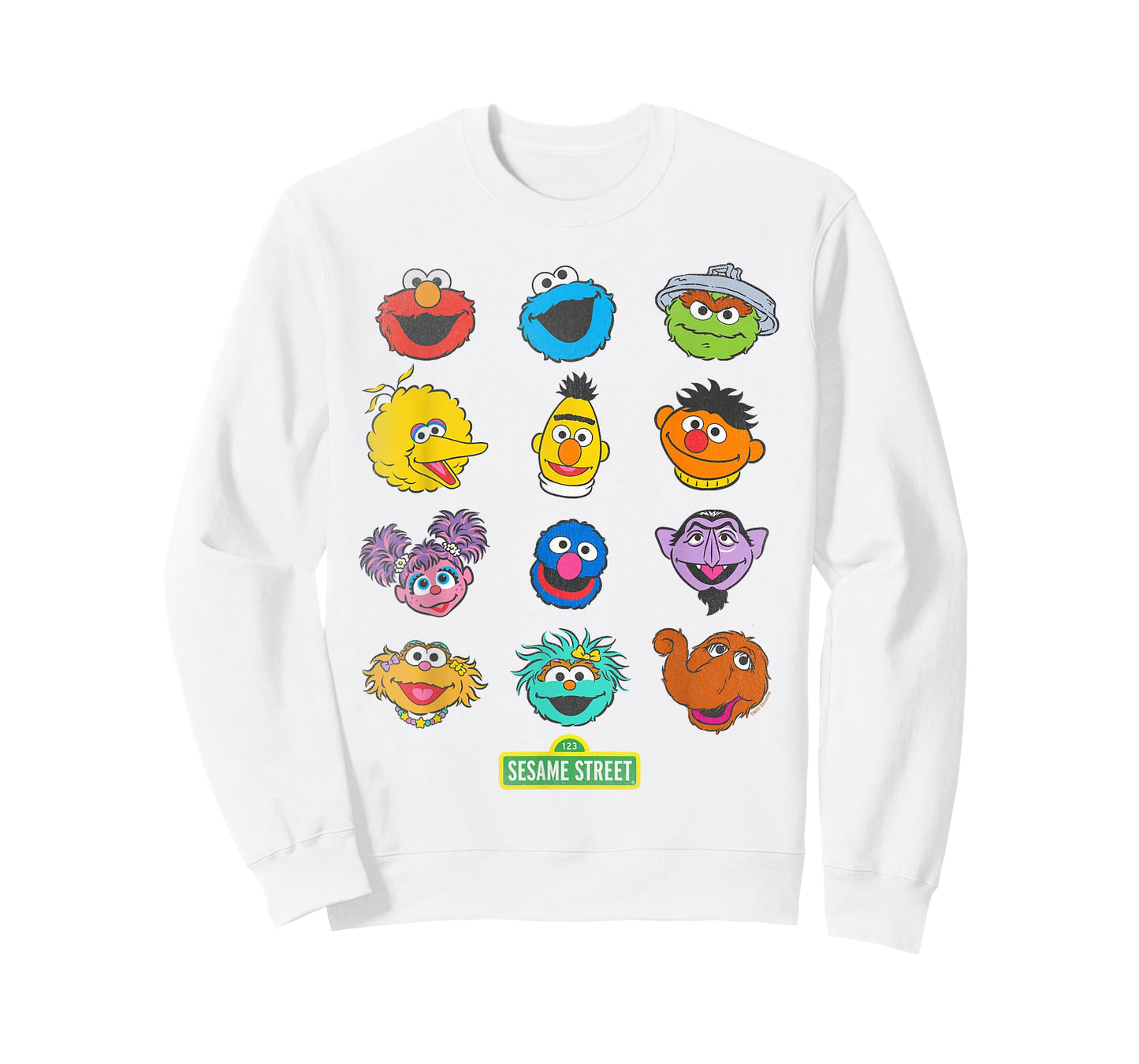 Sesame Street Character Heads T-Shirt