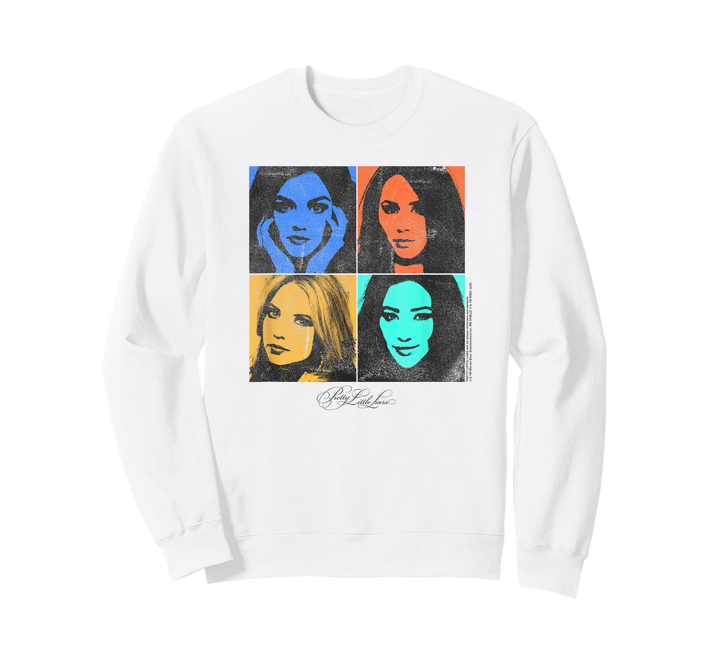Pretty Little Liars Colorful Cast Pop Art TV Show T-Shirt