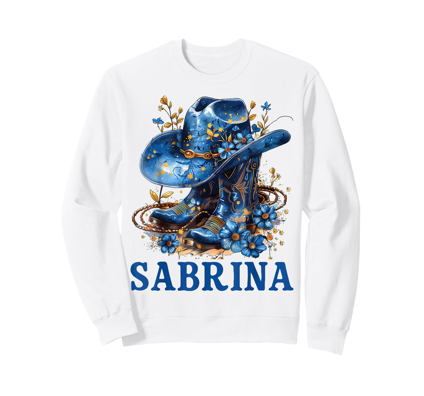 Girl Retro Sabrina First Name Personalized Groovy 80's T-Shirt