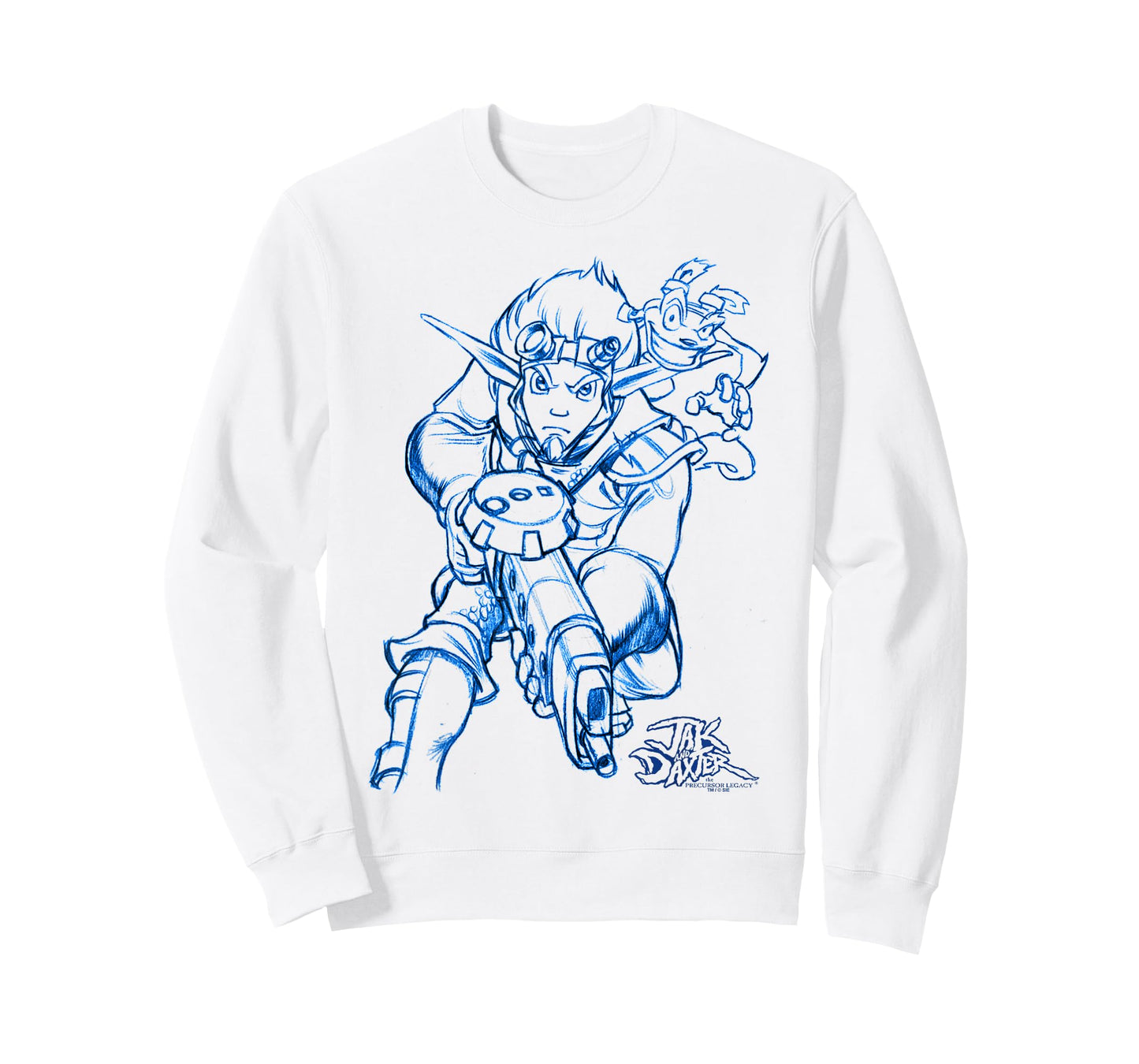 PlayStation Jak & Daxter Duo Action Pose Concept Art T-Shirt