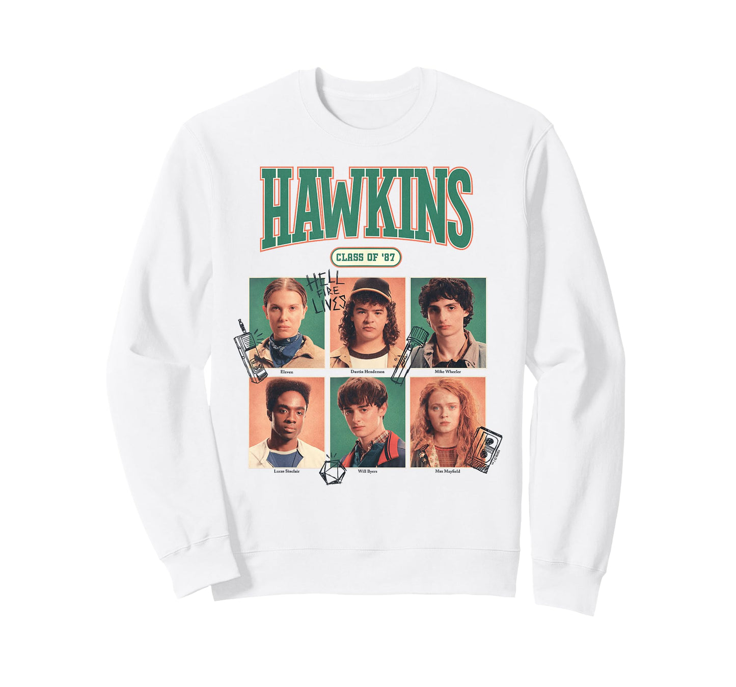 Stranger Things Hawkins Class of 87 Officially Licensed T-Shirt