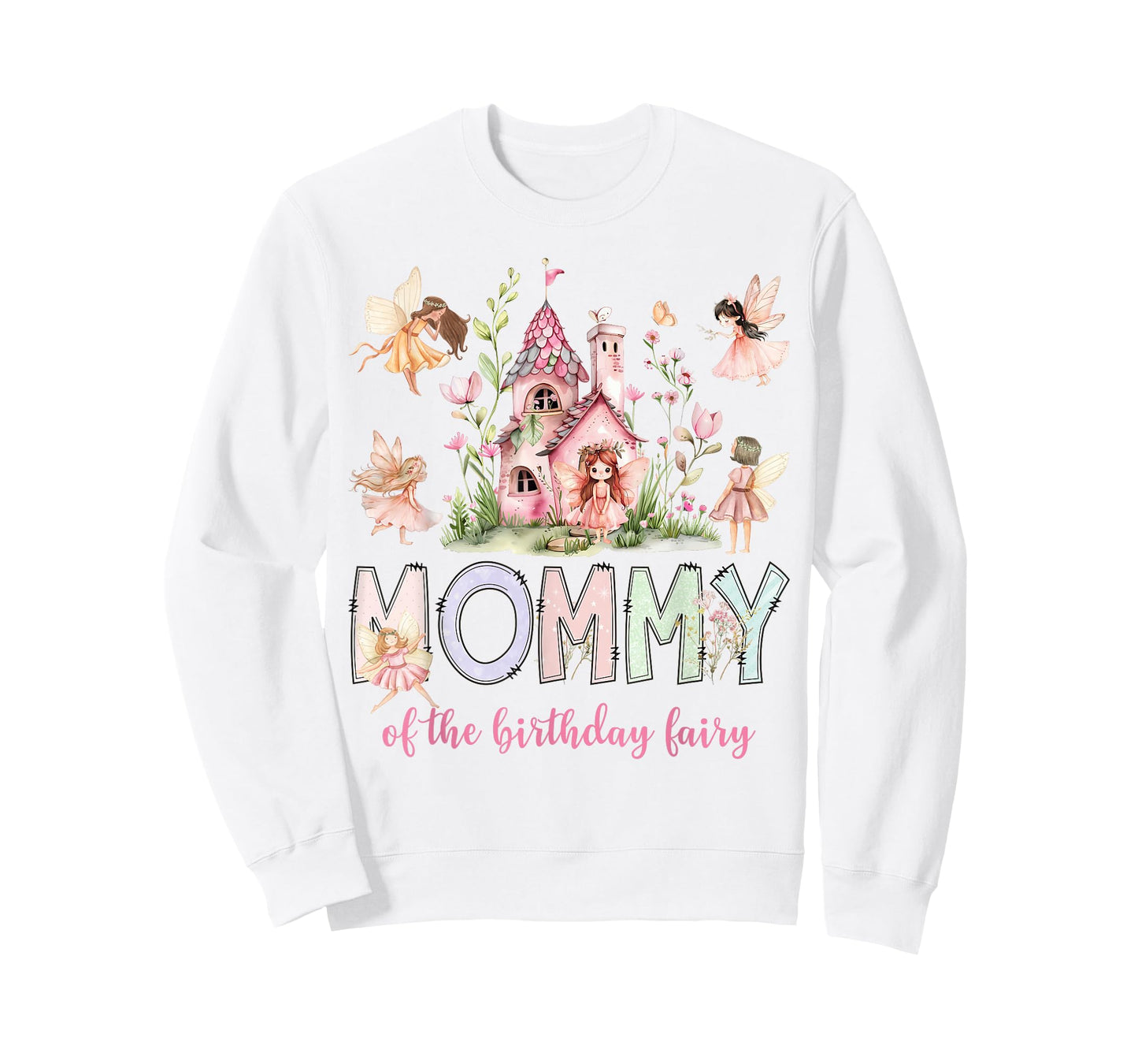 Mommy of The Birthday Fairy Magical Girl Matching T-Shirt