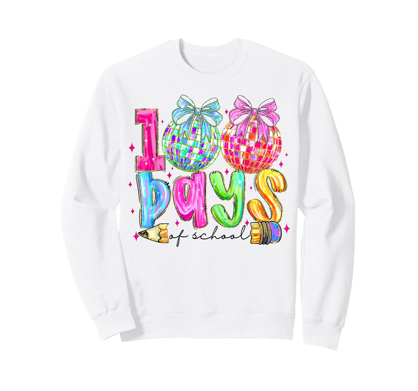 Funny 100 Days of School Teacher Student Kids 100th Day T-Shirt