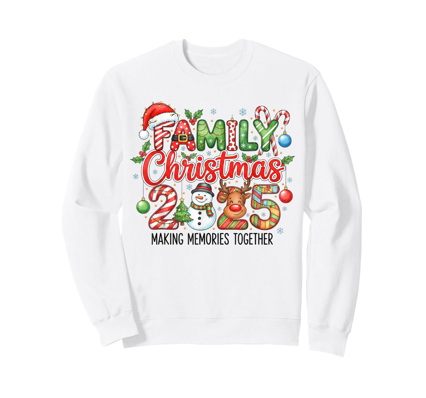 Family Christmas 2025 Making Memories Together Matching Xmas T-Shirt