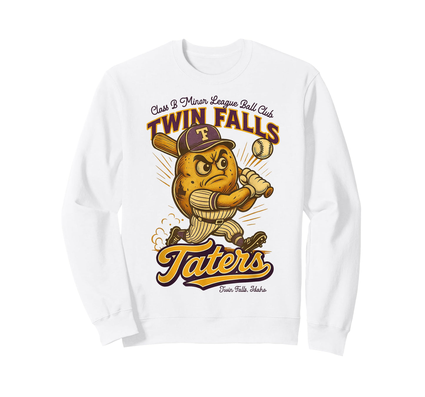 Twin Falls Taters Minor League Baseball Team T-Shirt
