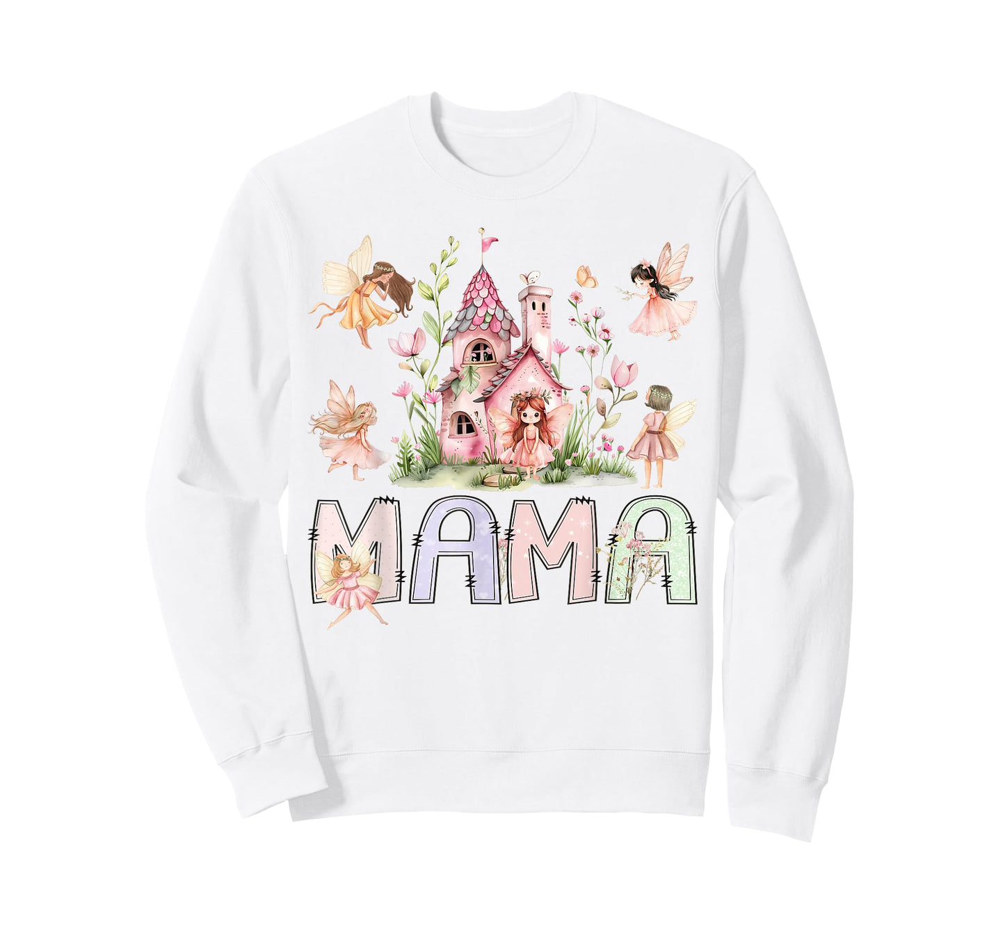 Fairy Mama Magical Fairytale Birthday Girl Family Matching T-Shirt