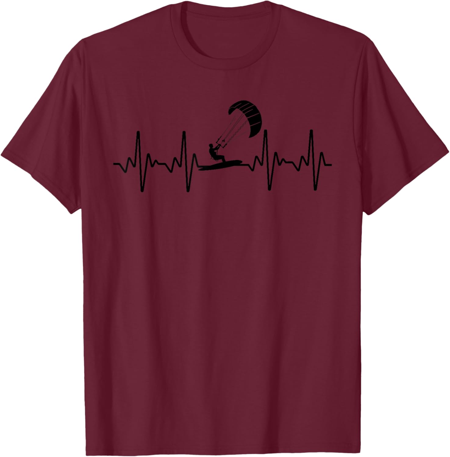 Cool Kitesurfing Design Women Kitesurf Kiteboarding T-Shirt - T-Shirt | Maroon