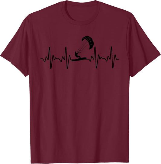 Cool Kitesurfing Design Women Kitesurf Kiteboarding T-Shirt - T-Shirt | Maroon
