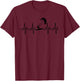 Cool Kitesurfing Design Women Kitesurf Kiteboarding T-Shirt - T-Shirt | Maroon
