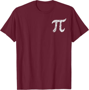 Pi Number Funny Math Teacher 3,14 Math Lover Pun Mathematics T-Shirt - T-Shirt | Maroon