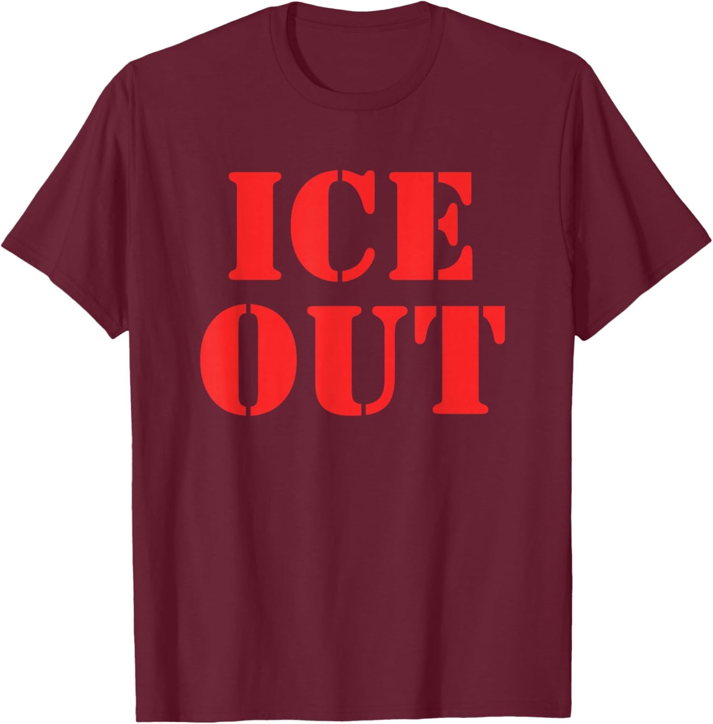 BFOREVERCO - ICE Out T-Shirt - T-Shirt | Maroon