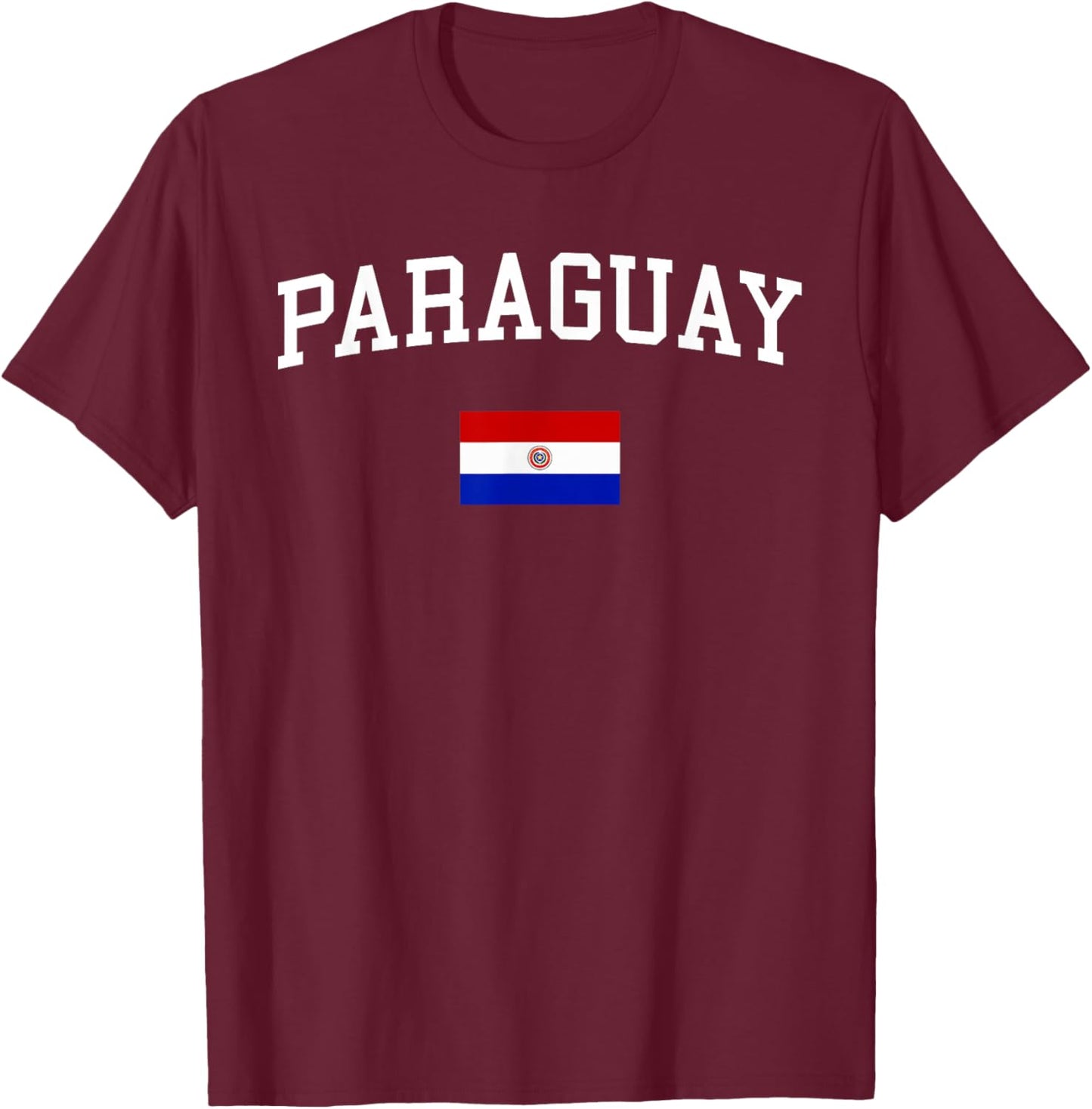 Paraguayan Flag Men Women Kids Paraguay T-Shirt - T-Shirt | Maroon
