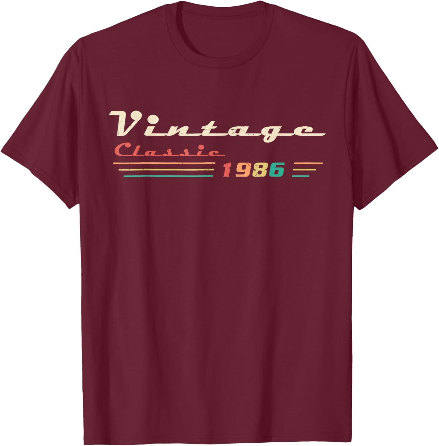 40 Year Old Gift Classic 1986 Limited Edition 40th Birthday T-Shirt - T-Shirt | Maroon