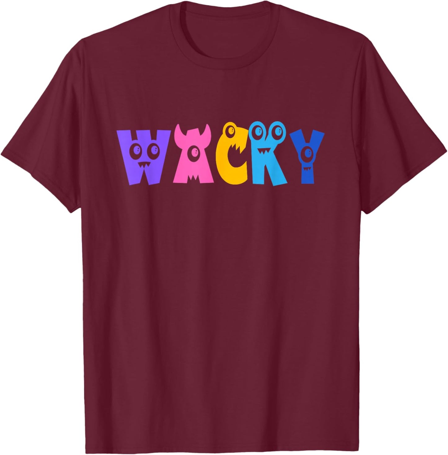 Wacky Costume Kids and Teachers | Mismatch Day Spirit Week T-Shirt - T-Shirt | Maroon