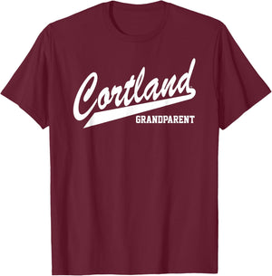 SUNY Cortland Grandparent Red Dragons Script T-Shirt - T-Shirt | Maroon