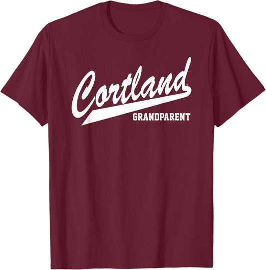 SUNY Cortland Grandparent Red Dragons Script T-Shirt - T-Shirt | Maroon