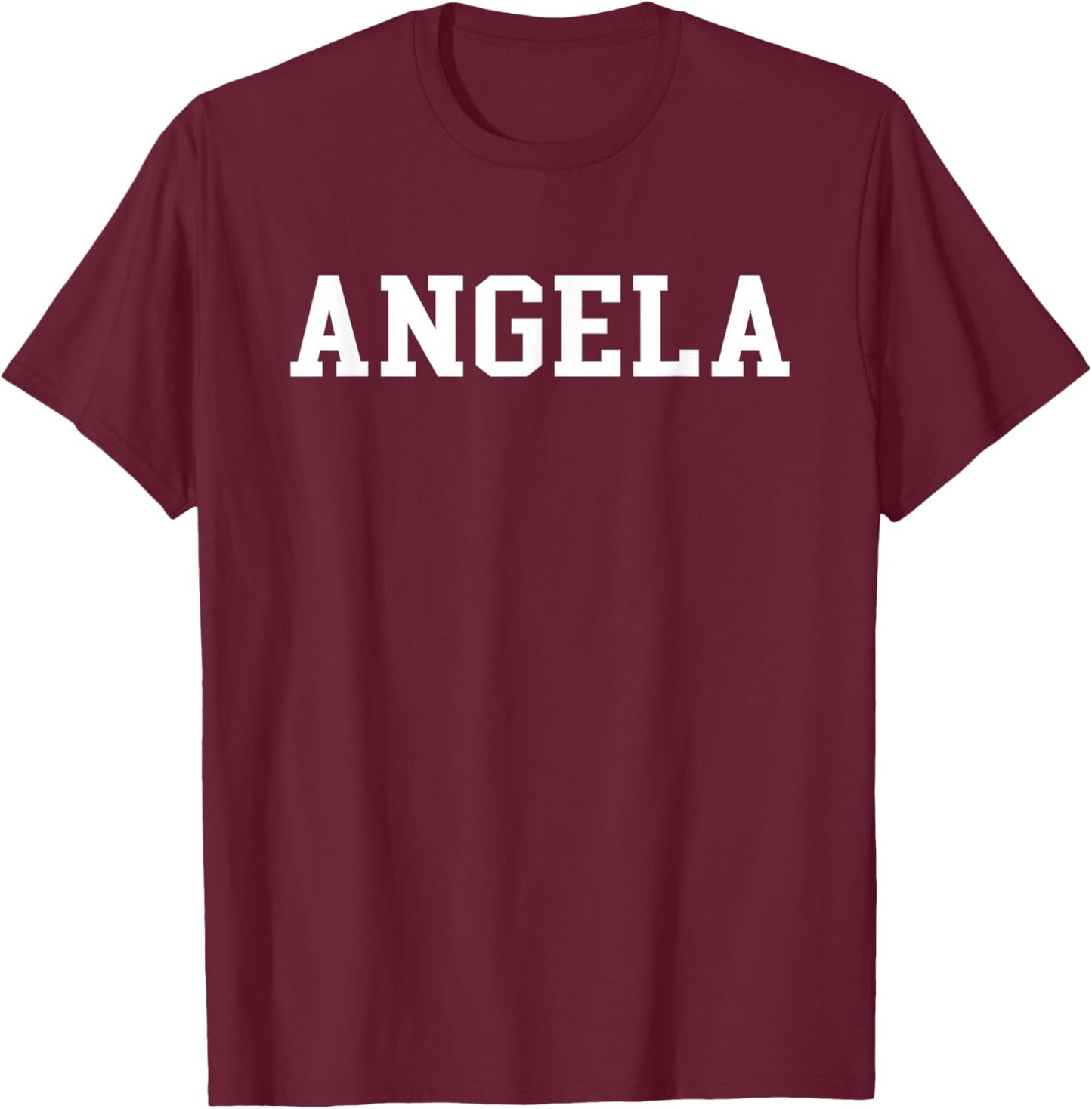 Angela T-Shirt - T-Shirt | Maroon