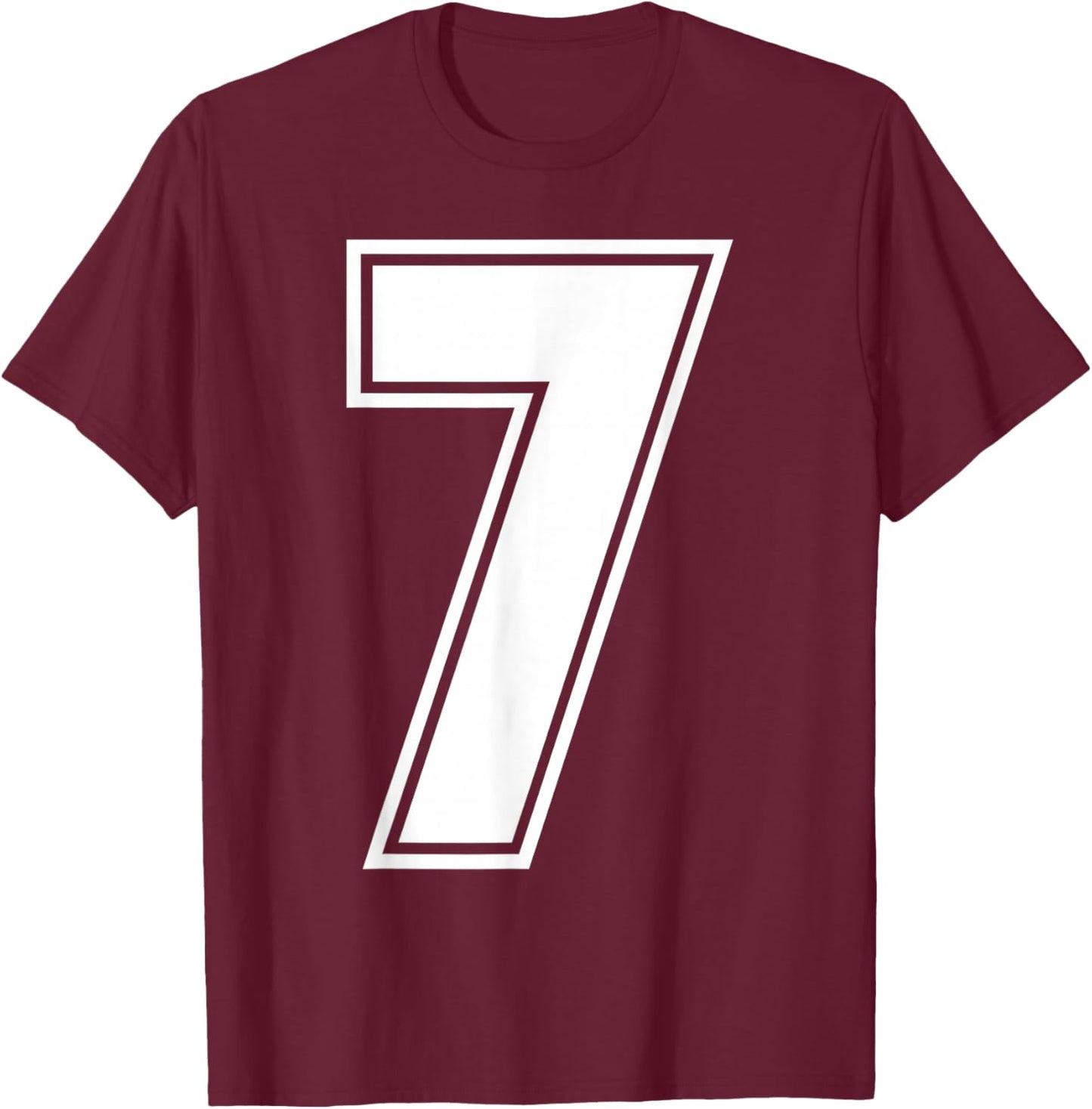 6 7 Seven Couples Costume Funny Meme T-Shirt - T-Shirt | Maroon