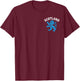 Scotland Flag Lion Left Chest Saltire Scottish Pride T-Shirt - T-Shirt | Maroon