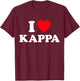 Kappas Funny Cute Japanese Yokai Water Spirit Monster Fan T-Shirt - T-Shirt | Maroon