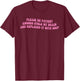 with Soup T-Shirt - T-Shirt | Maroon