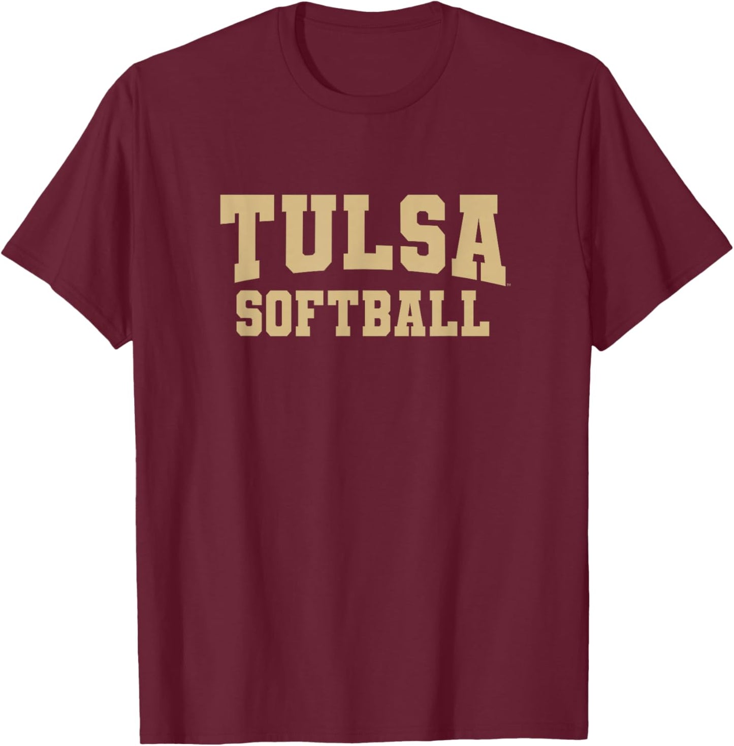 University of Tulsa Softball Hurricanes NCAA TU21 T-Shirt - T-Shirt | Maroon