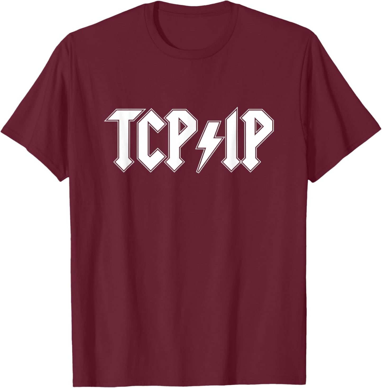 Funny Network Engineer Cybersecurity IT Support TCP IP Coder T-Shirt - T-Shirt | Maroon