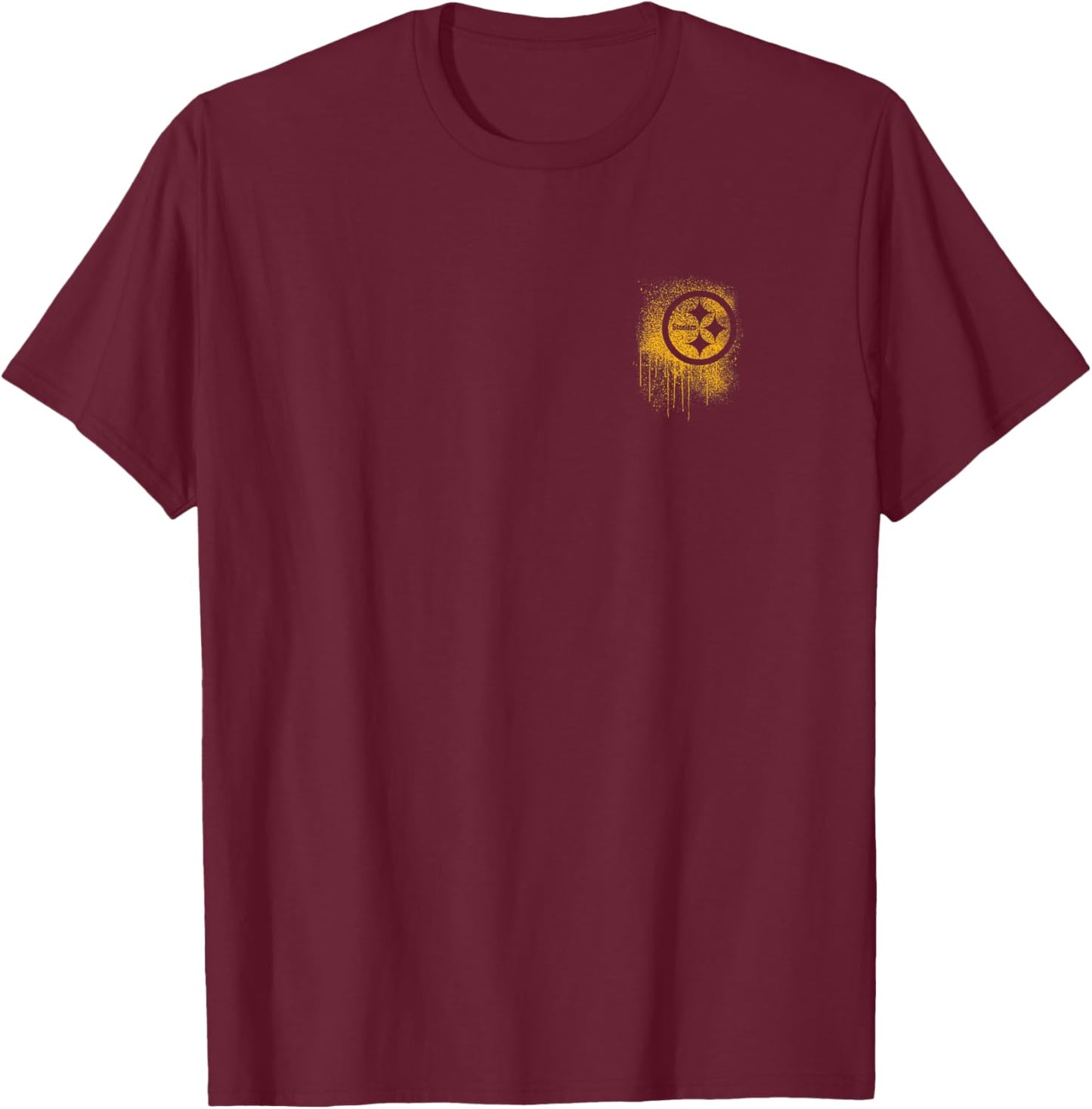 Paint Spray T-Shirt - T-Shirt | Maroon