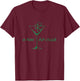 A Tini Bit Irish St Patrick's Day Martini Cocktail Lover T-Shirt - T-Shirt | Maroon
