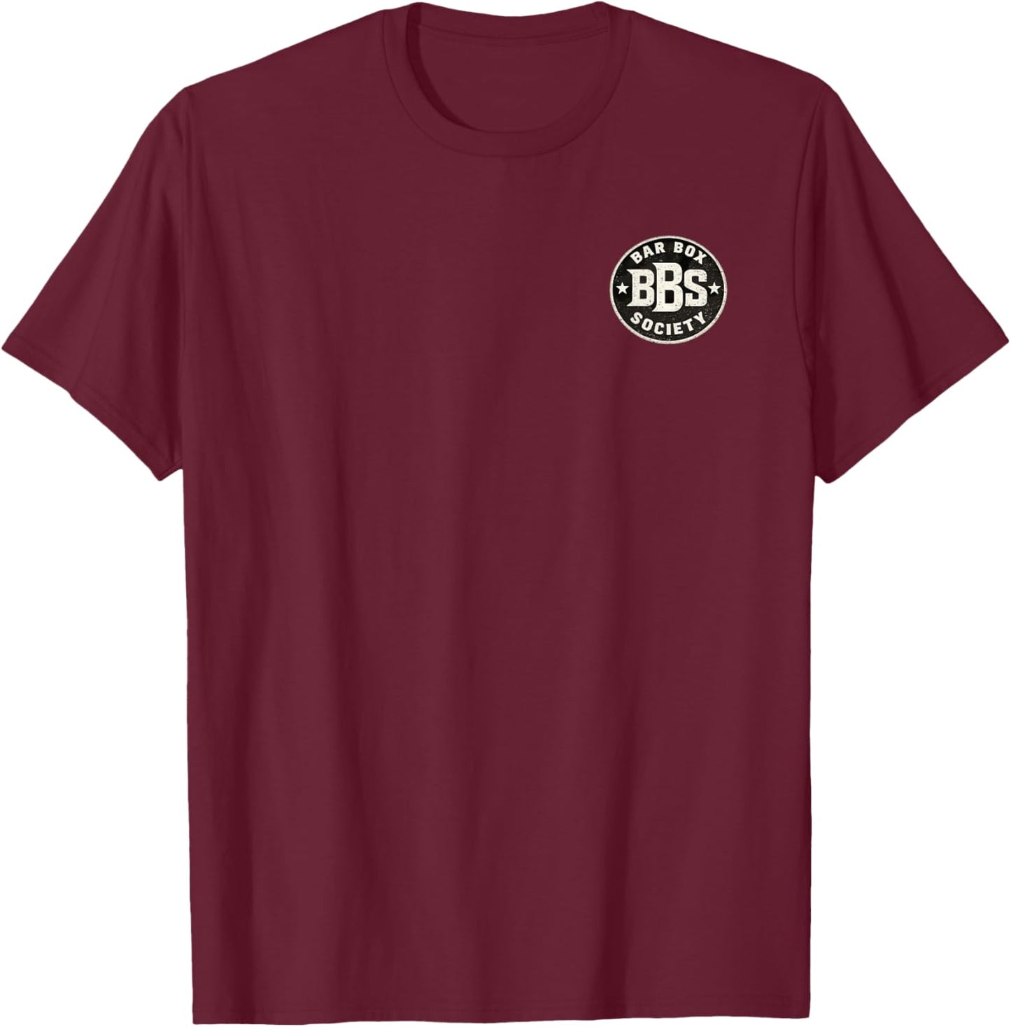 Bar Box Society Billiards Shirt – League Night T-Shirt - T-Shirt | Maroon