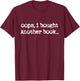 Oops I Bought Another Book, Funny Book Lover T-Shirt - T-Shirt | Maroon