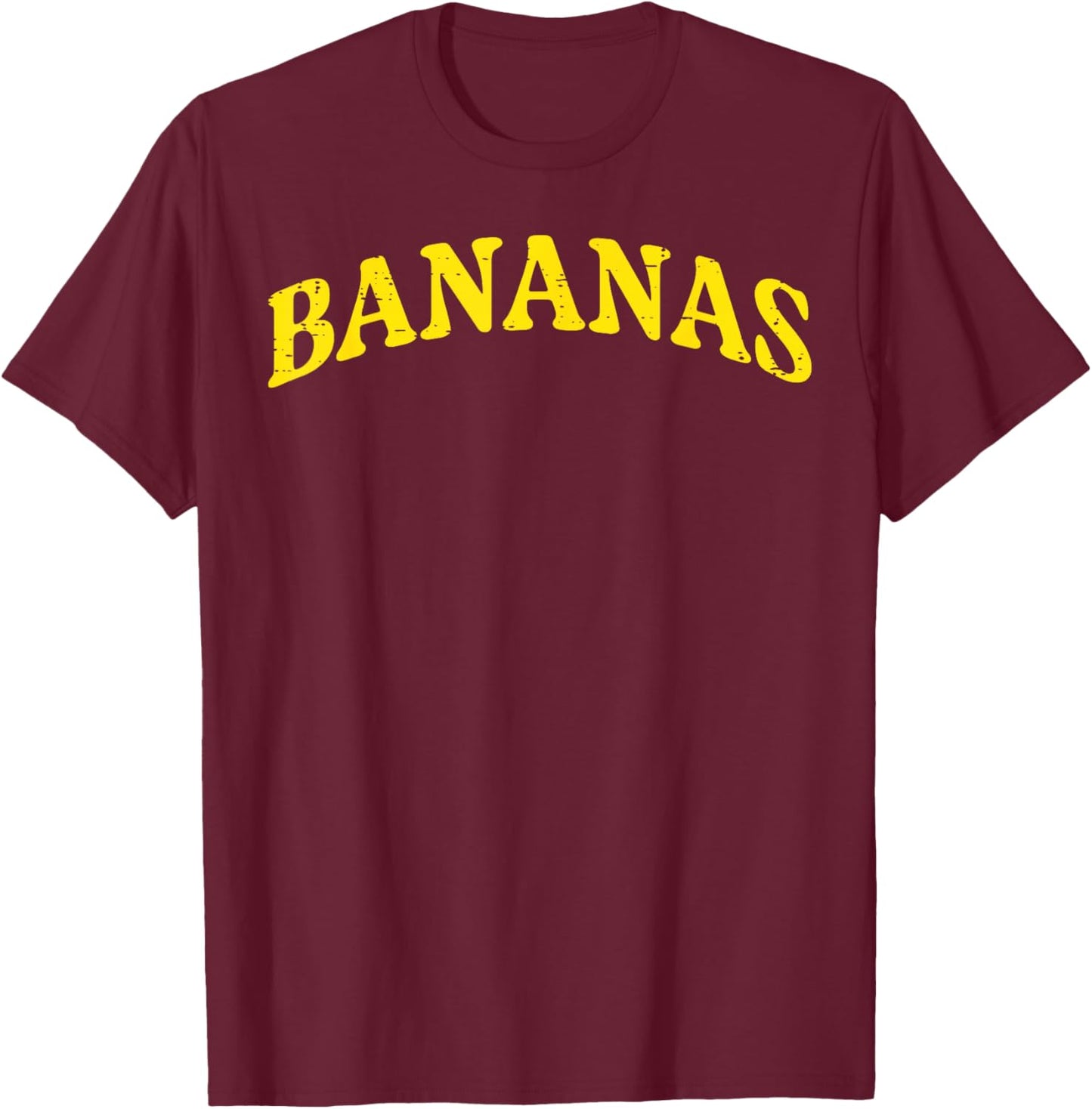 Banana Vintage Men Women Kids Youth Boys Women T-Shirt - T-Shirt | Maroon