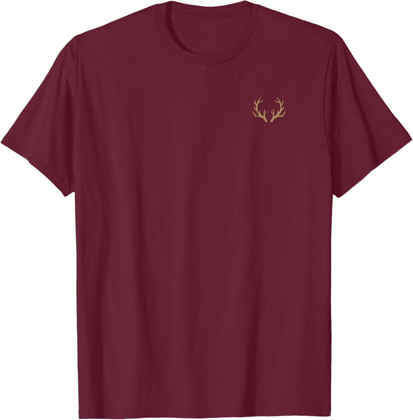 Two-Sided Deer Season Front & Back T-Shirt - T-Shirt | Maroon