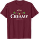 Creamy Fookin Pints Funny Irish Drinking Saint Patricks Pub T-Shirt - T-Shirt | Maroon