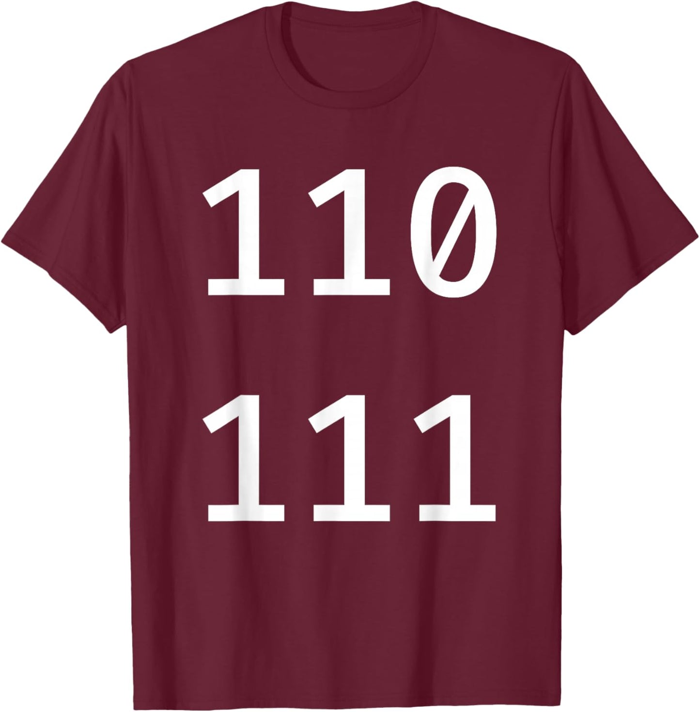 67 Meme Programmer Coder Binary Code Funny Computer Science T-Shirt - T-Shirt | Maroon