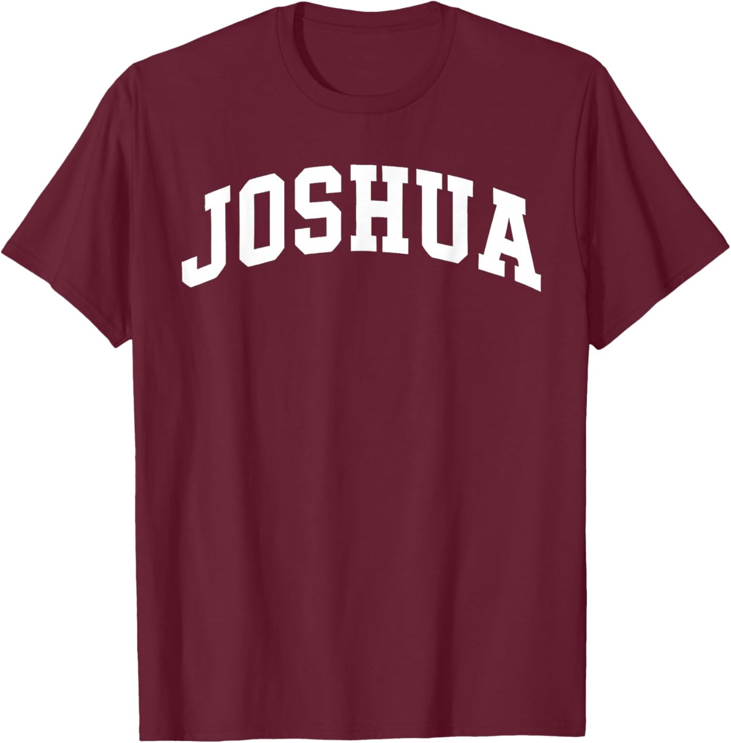 First Name Joshua Family Personalized Name T-Shirt - T-Shirt | Maroon