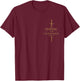 Be Strong and Courageous Joshua 1 9 Bible Verse Christian T-Shirt - T-Shirt | Maroon