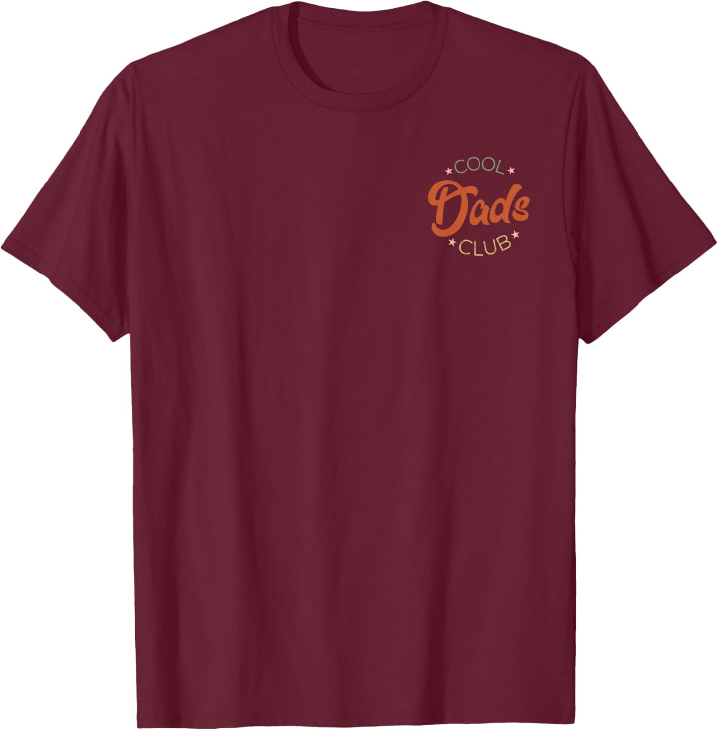 Cool Dad Club Vintage Dad The Man The Myth The Bad Influence T-Shirt - T-Shirt | Maroon