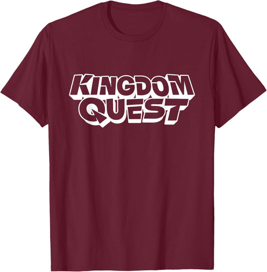 (2 Sided) Kingdom Quest Follow The Light John 8:12 VBS 2026 T-Shirt - T-Shirt | Maroon