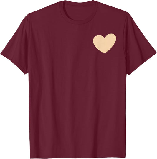 I Love My Super Hot Beautiful Girlfriend Stay Away 2 Sides T-Shirt - T-Shirt | Maroon